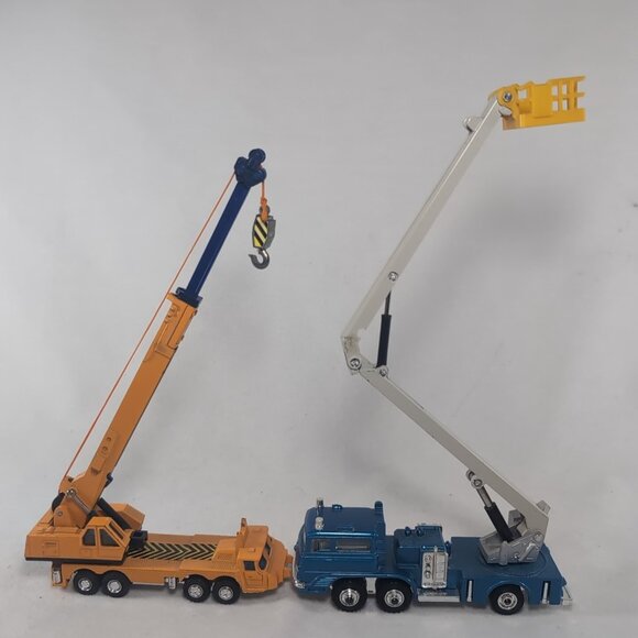 2 Shinsei Mini Power K1300 911NC Kato NK-750 Jumbo Crane 4105 Aerial Work Blue - Picture 10 of 16